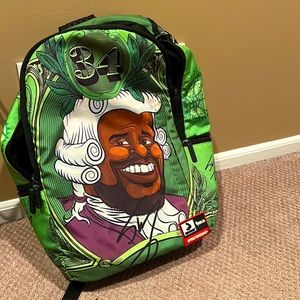 Spray ground backpack